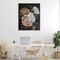 Stupell Industries Moody Peonies on Black Canvas Design by Arlington Prints